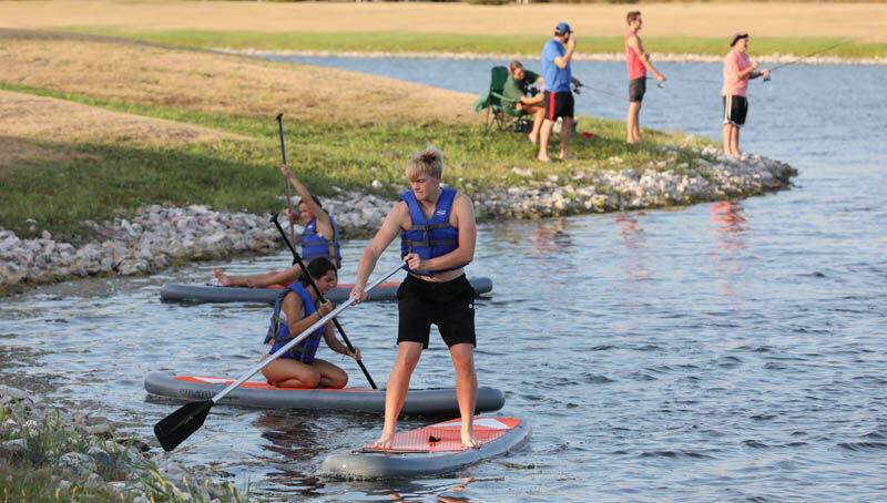 UNK paddleboarding